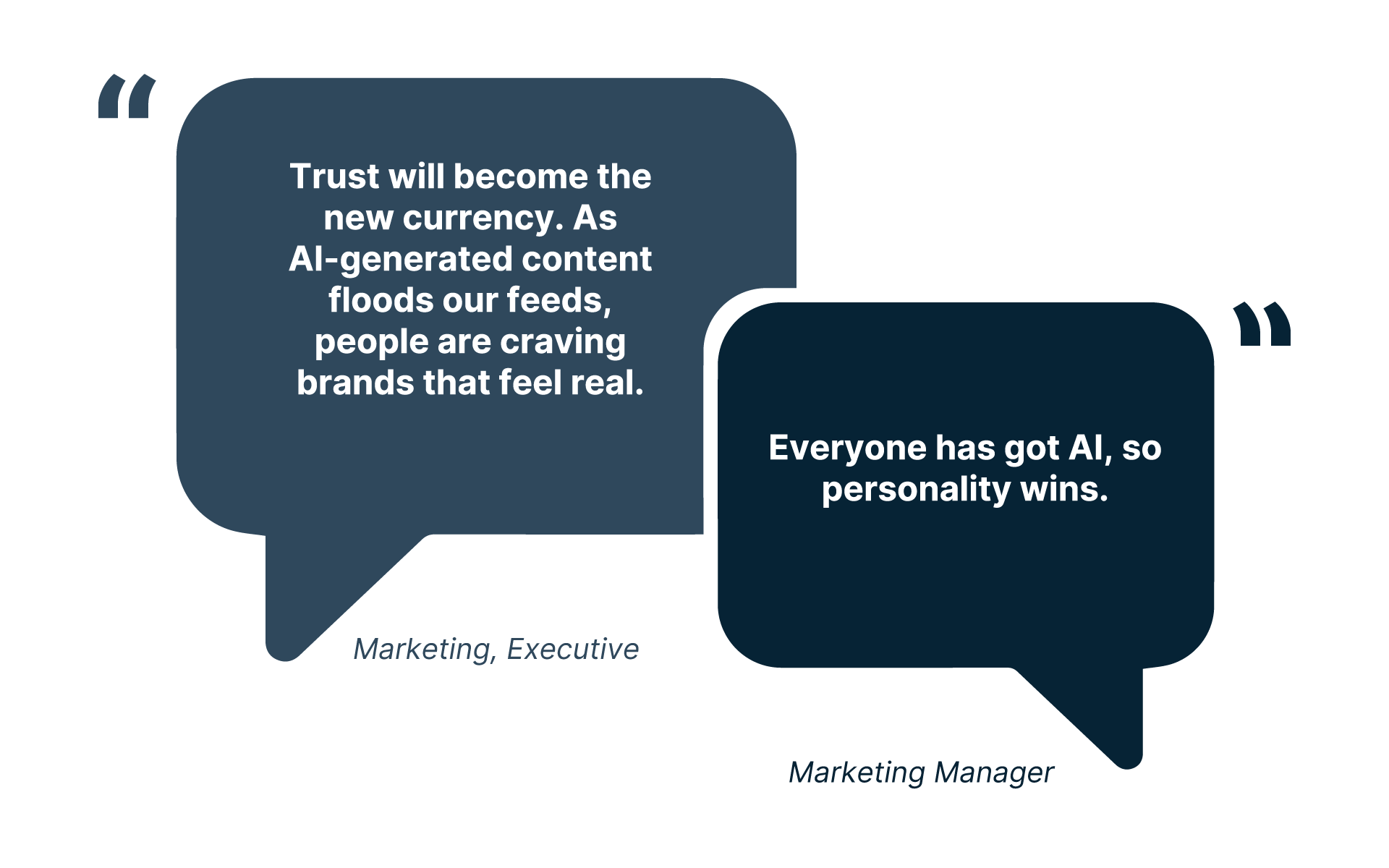 The-AI-Backlash--Why-1-in-7-Marketers-Bet-on-Authenticity---marketer quotes