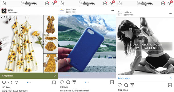 Example of an instagram ad. Hurree - The Segmentation Platform